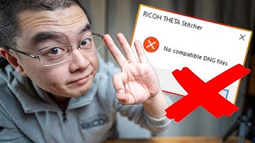 "No Compatible DNG Files" Problem Solved!! An Alternative Workaround to make THETA Stitcher work!!!