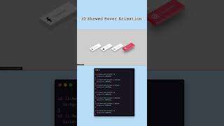 3D hover effect using css only //  @101DEVCode  #html #css #viral #101dev