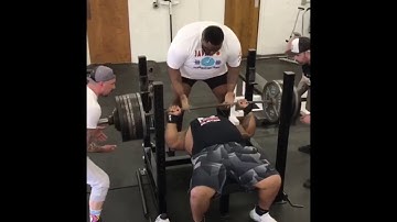 Julius Maddox, Bench Press PR, All-Time World Record