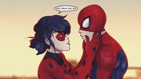 Ladybug and Spiderman are dating*miraculous  comic funny dub|adrianette/ladynoir