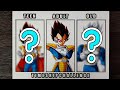 Time Skip Challenge Vegeta | Drawing Vegeta Teen/ Adult and Old