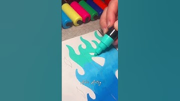 One Drawing of Sonic, but 4 DIFFERENT Art Styles with Posca Markers! Part 1