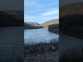 frozen lake in January