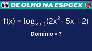 DOMÍNIO DA FUNÇÃO LOGARÍTMICA