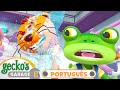 A Lavagem Desastrosa do Weasel! | 1 HORA DO GECKO! | Desenhos Animados Infantis em Português