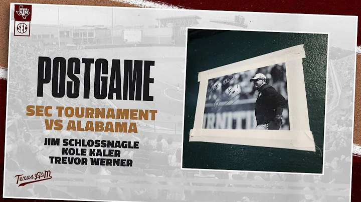SEC Tournament Postgame vs Alabama: Jim Schlossnag...