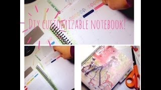 DIY Customizeable Spiral Notebook!