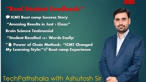 Learn All Prime Ministers of India Using Brain Science | ICMT Bootcamp | Super Memory Trick