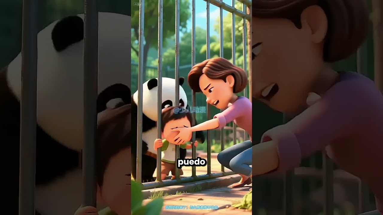 I Got Stuck In The Panda Bear Cage 😱