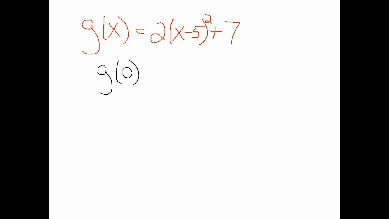 y intercept from vertex form youtube how to find the y intercept in vertex form