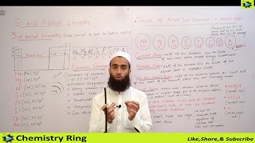 Introduction to period 3rd elements || electronic configuration || trends in atomic radius || lec 3
