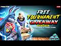 FREE FIRE LIVE CUSTOM🔴GIVEAWAY LIVE | BR TOURNAMENT | FREE ENTRY | ROAD TO 20K🎯#freefire #giveaway