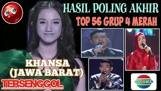 KHANSA (Jawa Barat) TERSENGGOL 😱 di TOP 56 GRUP 4 MERAH