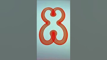 Threads creating a unique shape "X" #spirographshr #satisfying #asmr #art #relaxing #usa #spirograph