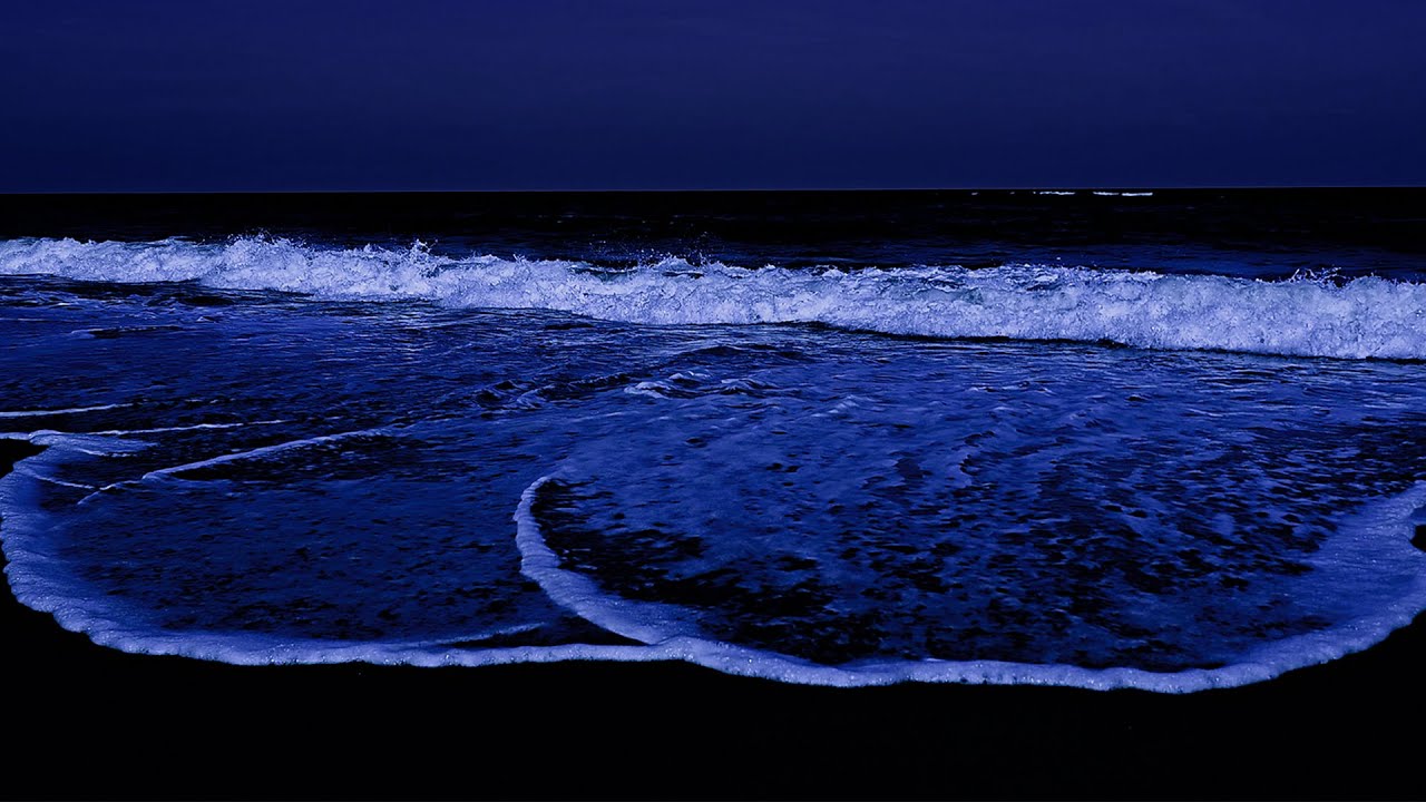 Deep Sleep 10 Hours – Night Ocean Waves That Gently Guide You Into Deep, Continuous Sleep