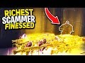 RICHEST Scammer Gets Finessed For WHOLE INVENTORY! (Scammer Get Scammed) Fortnite Save The World