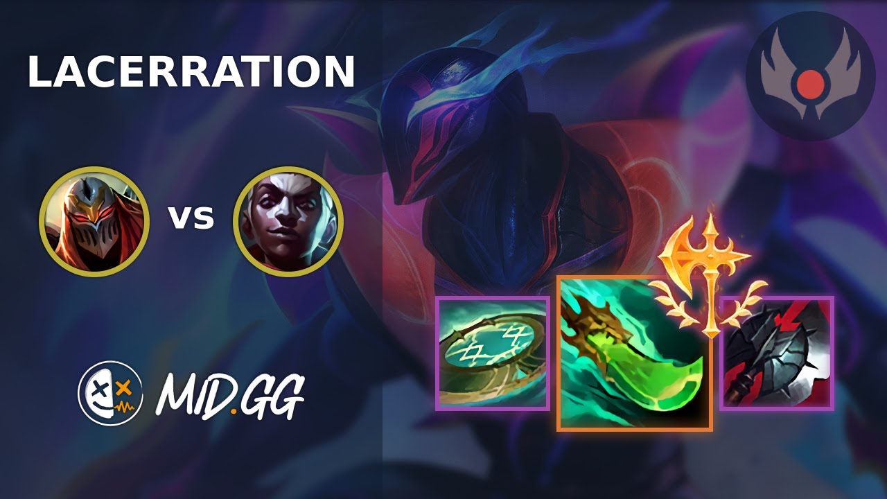 MID.GG: [ Lacerration ] Zed MID vs Ekko | NA GRANDMASTER | LOL Season 2025