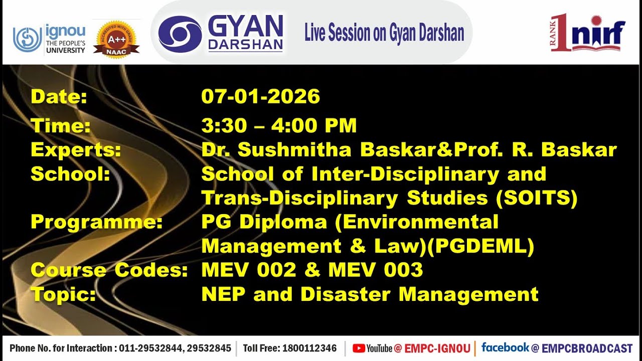 NEP and Disaster Management