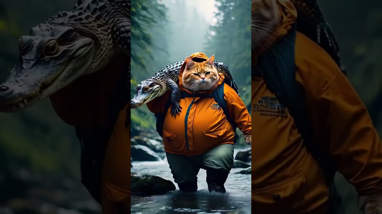 Al Cat Adventure 🤣🐱| Funny Animal Video | Al Animated Short 