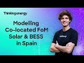 Modelling Co-located Front-of-Meter Solar &amp; BESS in Spain