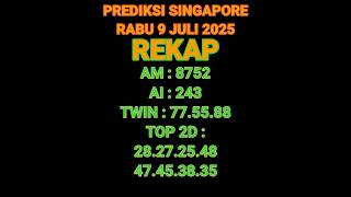 PREDIKSI SGP 9 JULI 2025 | BOCORAN TOGEL SGP HARI INI | RUMUS EKOR SGP HARI INI