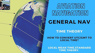 CPL/ATPL General Navigation | Time theory | How to find time using longitudes | Convert UTC to LMT 🌏
