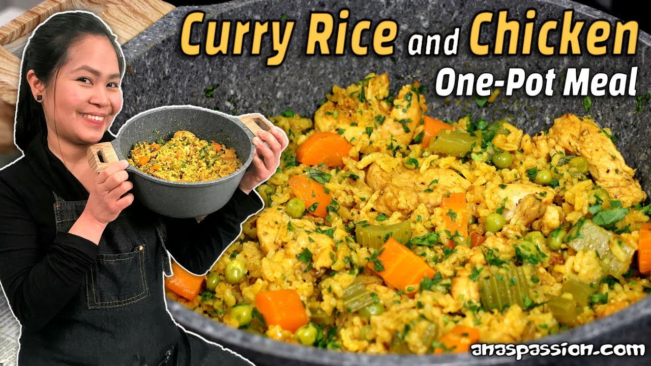 One Pot Curry Chicken Rice Recipe