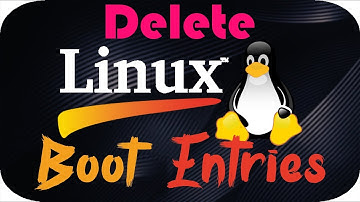 How To Delete The Dual Booted Linux Files & Boot Entries