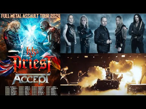 KK'S PRIEST (K.K. Downing) N.A. 2024 Tour w/ ACCEPT - dates released!