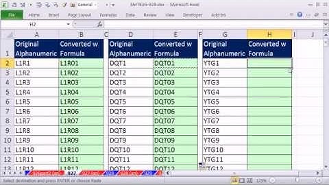 Excel Magic Trick 927: Insert Zero For Alphanumeric String With Single Digit Numbers