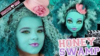 Monster High Honey Swamp Doll Makeup Tutorial for Halloween or Cosplay | Kittiesmama