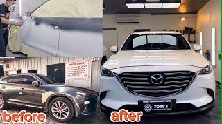 Tom's Auto Refinishing./ mazda change color 🚘🚙