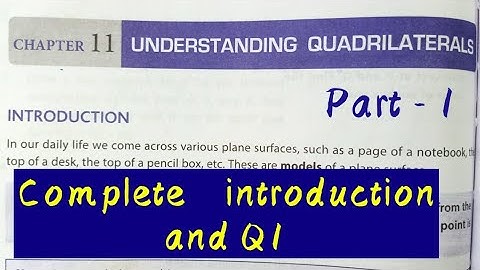 Understanding Quadrilaterals | Chapter 11 | class 8th DAV PUBLIC SCHOOLS | WORKSHEET 1