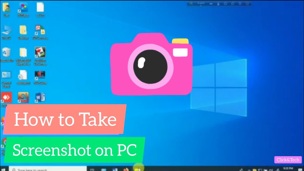 How to take Screenshots on PC. YouTube