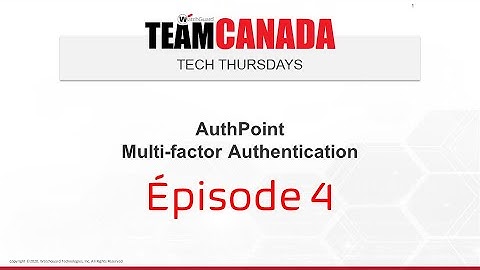 Multi-factor Authentication: AuthPoint by WatchGuard Technologies