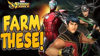 Top 10 F2P Characters For Beginners - MARVEL Strike Force - MSF