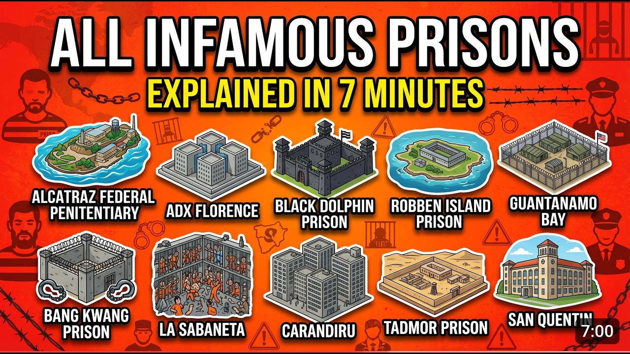 Every Infamous Prison Explained | World’s Most Dangerous Jails in Hindi ...
