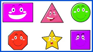 Shapes For Kids | Shape Names | Geometrical Shapes | Educational | Kids Cartoons | Videos For Babies