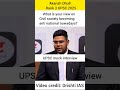 What is your view on civil society becoming anti national nowadays? Akansh Dhull Rank 3 #upsc  2025