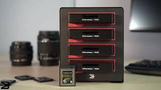 Blackjet TX-4DS x four DX-1CXQ (CFexpress Card Type B) modules Workflow & Performance