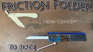 From Concept to cutting edge. Creating a Friction Folder. #edc #folder #diy #bladesmithing #damascus