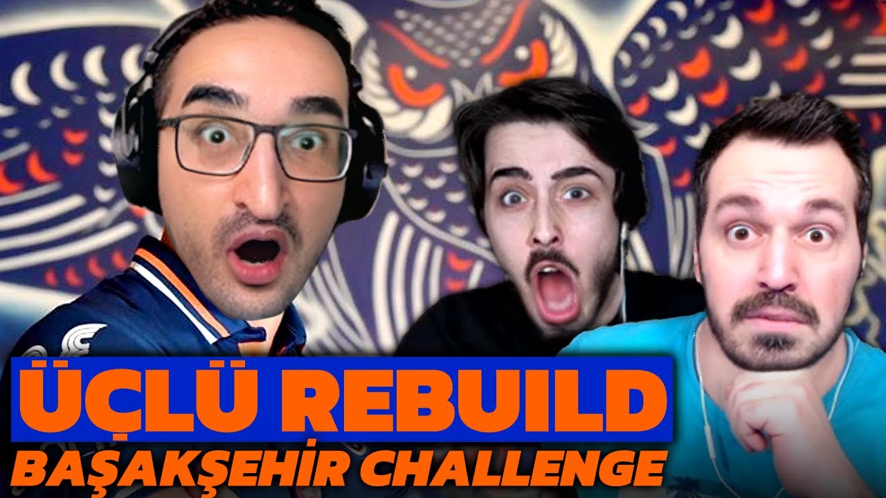 ŞOK OLDUK!! // BAŞAKŞEHİR ÜÇLÜ REBUILD CHALLENGE // FIFA 21 KARİYER MODU