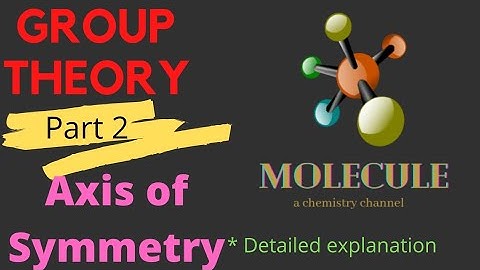 GroupTheory, Part 2|Axis of symmetry|B.Sc.|P.G|#grouptheory#molecule#symmetry#properaxisofsymmetry
