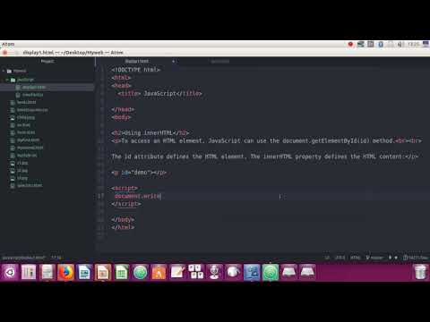 4.2 - JavaScript Display Possibilities