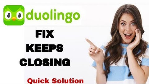 How To Fix And Solve Keeps Closing On Duolingo App | Easy Fix