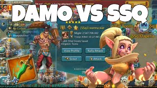DAMO VS SSQ! SSQ RALLY SQUAD WITH 2000% WAVES OF RALLIES SWOOPING DOWN - Lords Mobile