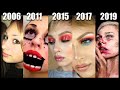 My makeup evolution has been WILD bruh