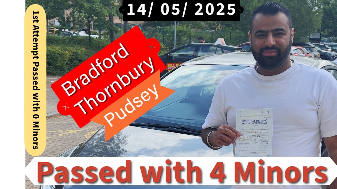 Bradford Thornbury pudsey driving route