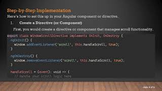 Understanding scrollIntoView and Event Handling in Angular