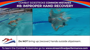 Combat Sidestroke Common Mistake #8: Improper Hand Recovery – by Streamlined Performance